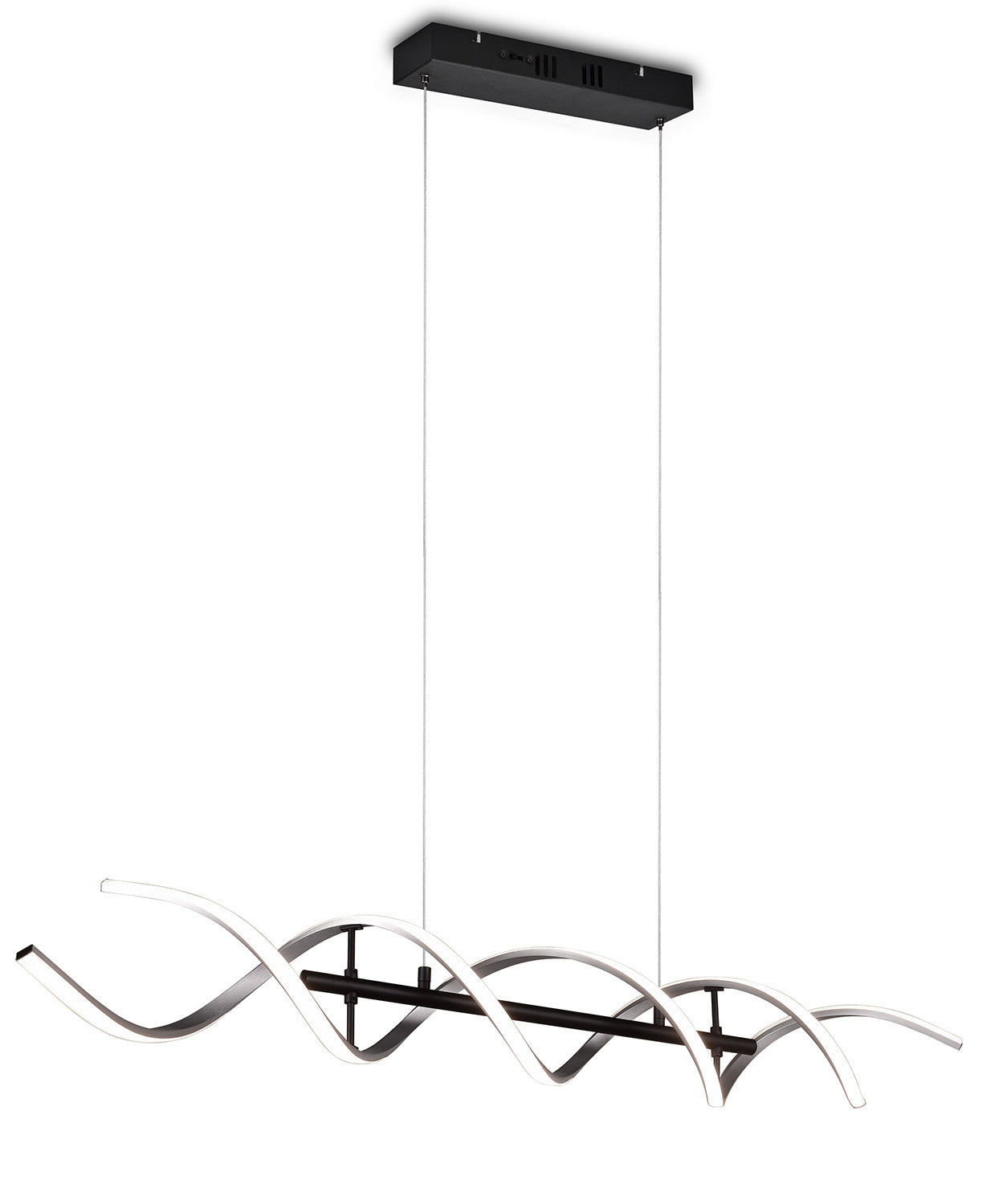 Lampada a Sospensione da Interno a LED in Alluminio Alluminio spazzolato...