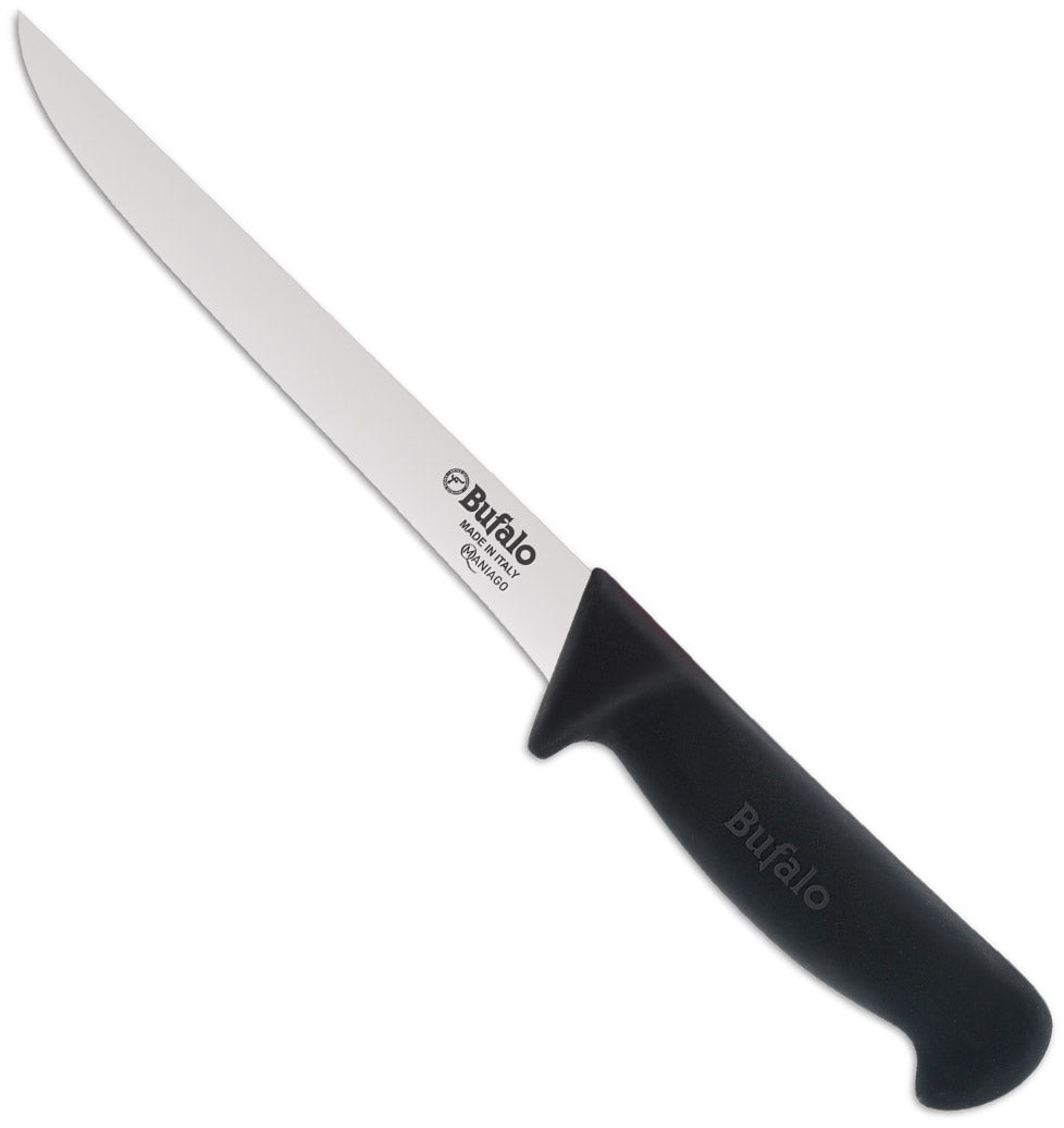Image of Coltello per Disosso Stretto Lama 15 cm Bufalo S97/15 Manico Nero