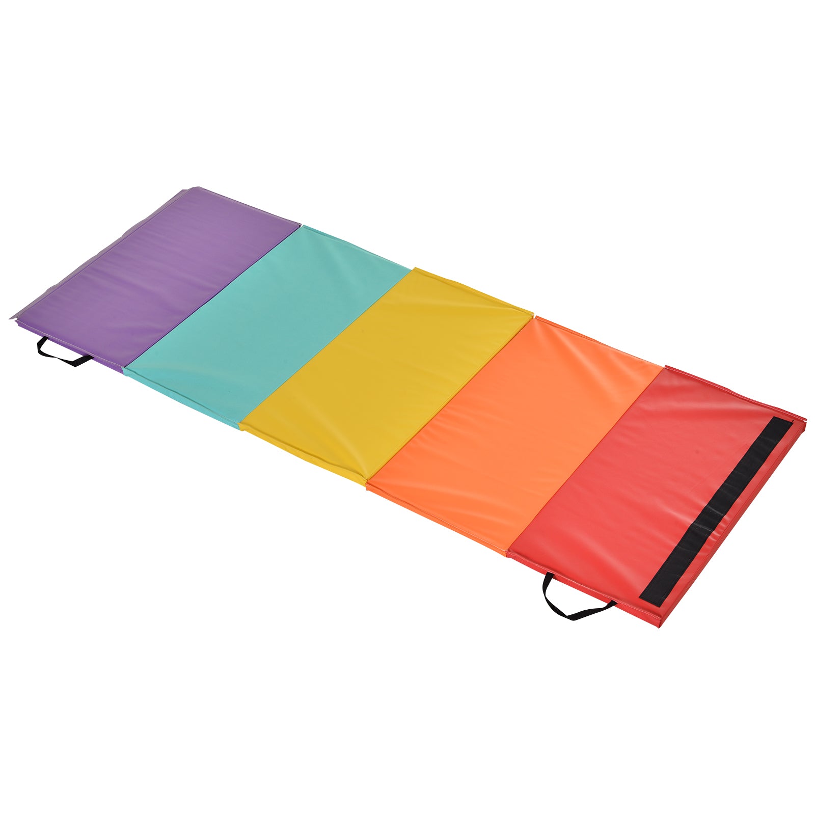 Image of Tappetino Fitness Pieghevole 195x76x3 cm in EPE e PVC Multicolore