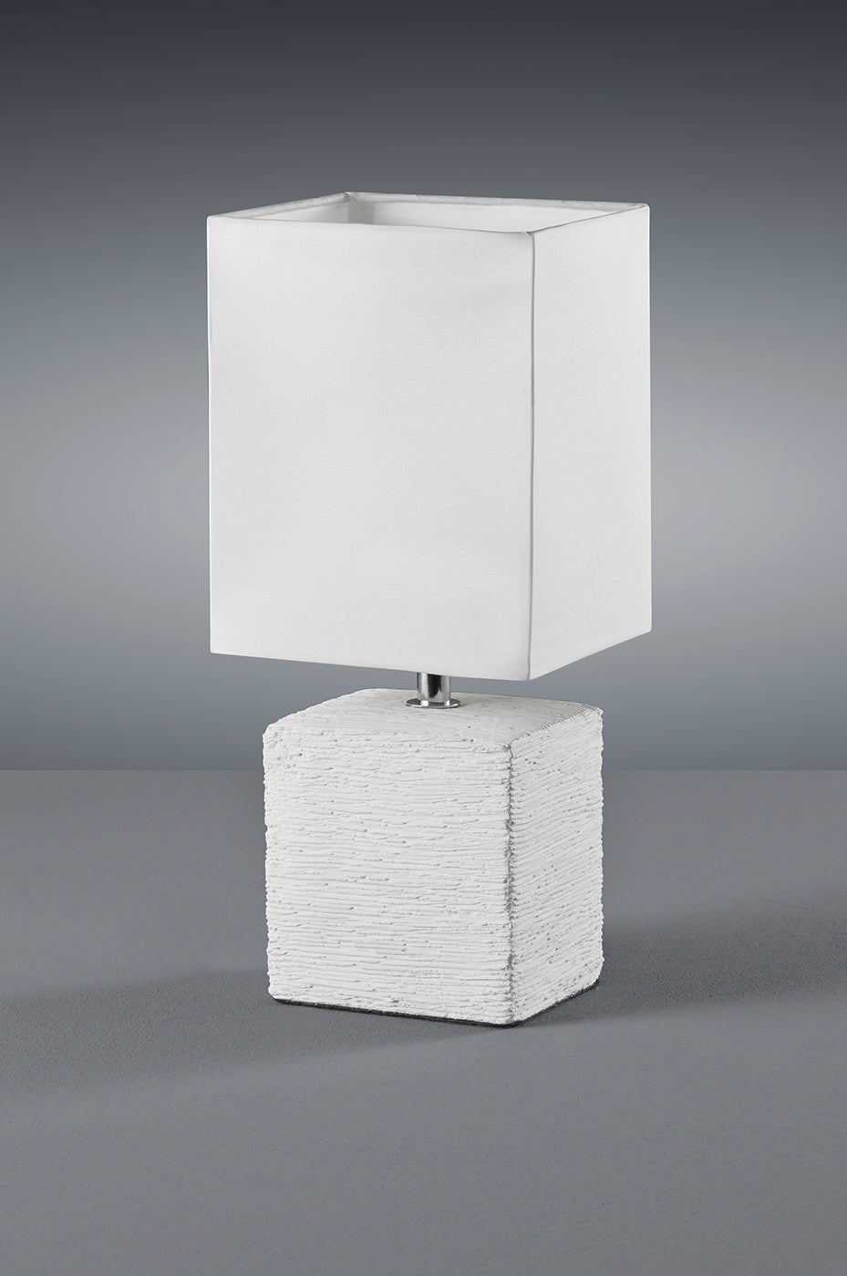 Lampada tavolo da Interno E14 in Ceramica Bianco Anticato