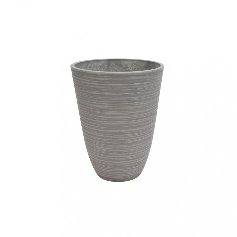Image of Vaso Piccolo Anemone Ø25,5x32,5 cm in Fibra sintetica Antracite